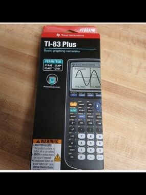 New Texas Instruments TI-83 Basic Graphing Calculator